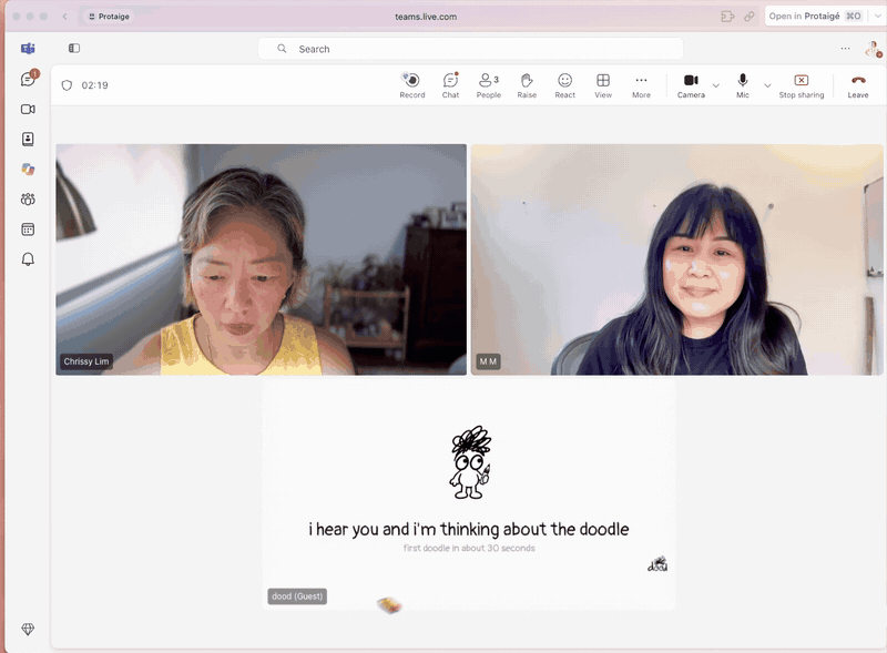 Microsoft Teams: spotlight for everyone — Put the doodles on everyone's screen