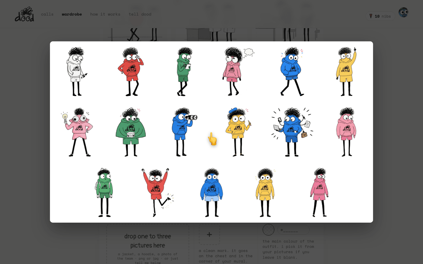 Where it shows — Your logo and colours on the doodz